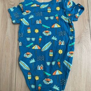 Little Sleepies surfing beach print 18-24 months bodysuit
Bundle to save